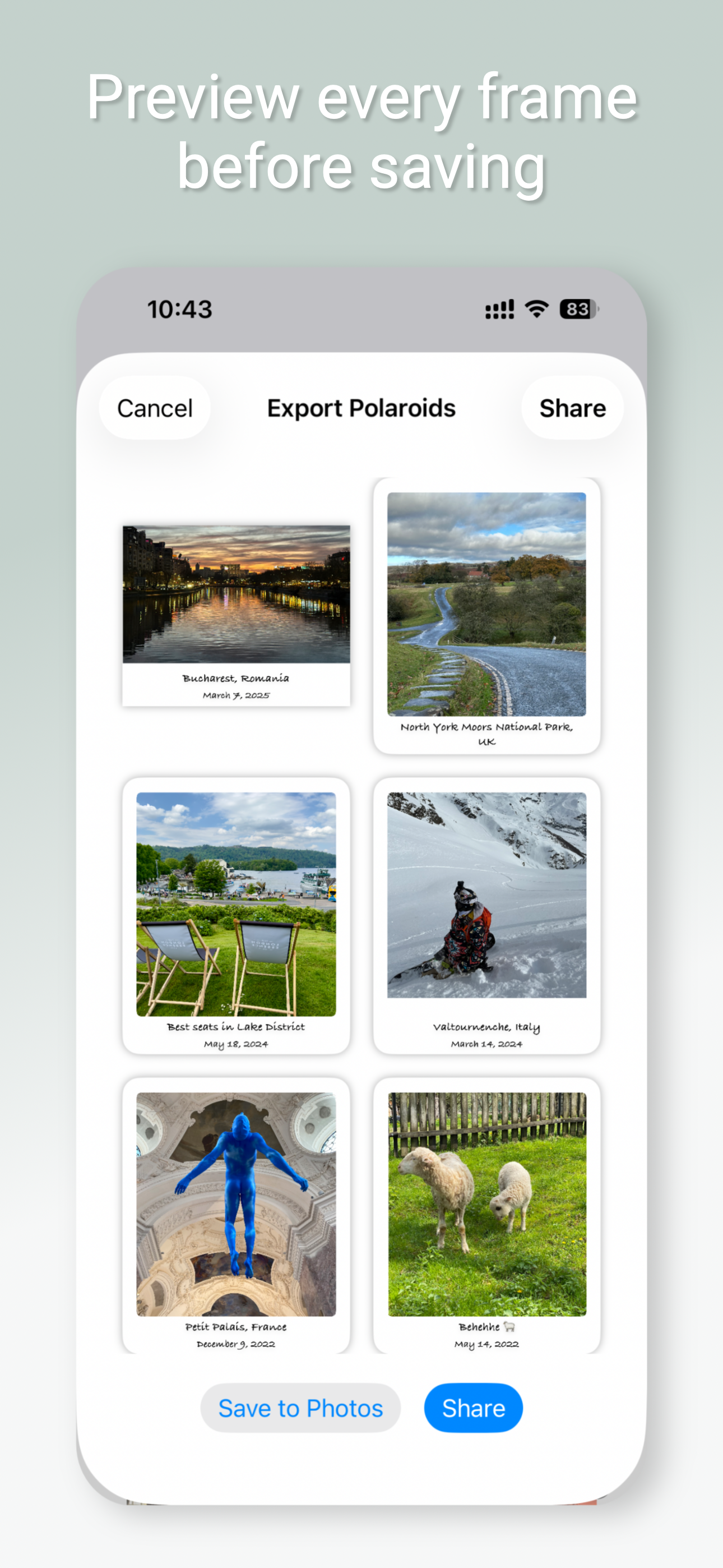 MomentFrame - Caption Editor